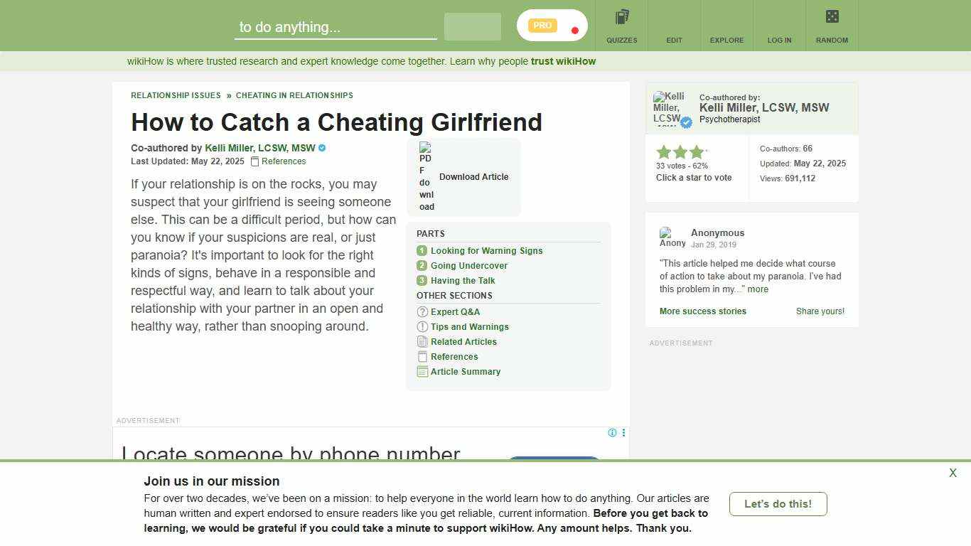 How to Catch a Cheating Girlfriend (with Pictures) - wikiHow